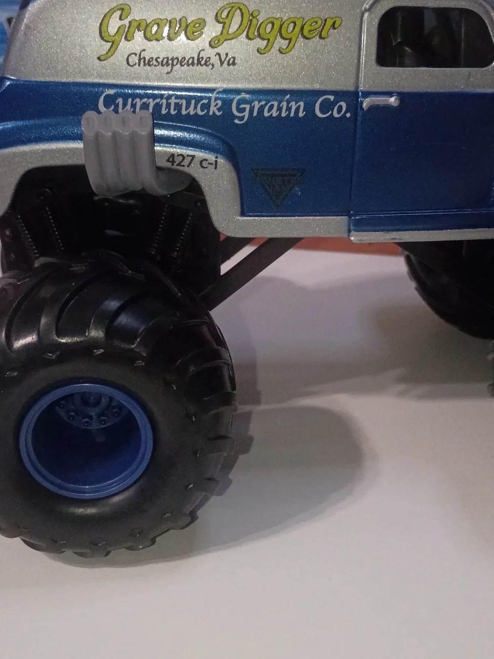 Hot Wheels Monster Truck Grave Digger Curritruck Grain .Com 1:24 Scale